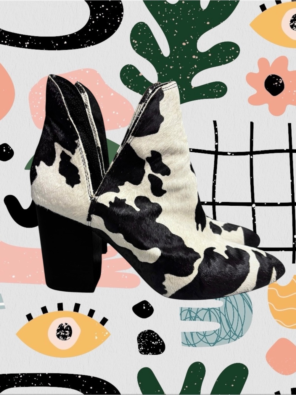 Steve Madden | Rookie Genuine Cow Hair Fur Ankle Boots